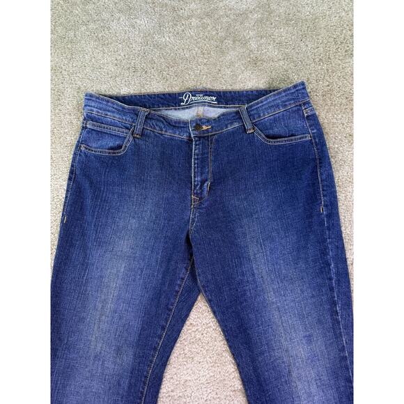 Old Navy The Dreamer Jeans Size 12 Boot Cut Dark Wash Western Y2K 34x30 D306 - Picture 2 of 13